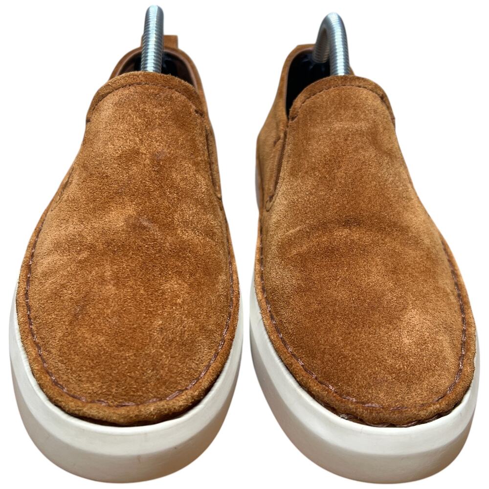 FRYE Ivy Women’s Size 6 Casual Sneaker Cognac Suede Leather Slip On Comfort - Picture 8 of 12